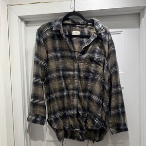 Plaid Flannel Shirt for women